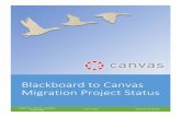 Canvas Migration Project Status Update · 2015. 6. 5. · 2. PPPM 3. Math 4. Music 5. Linguistics Usage of Canvas during the first 6 weeks of the term (lower, green line in chart