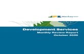 Monthly Review Report - mackay.qld.gov.au · Development Services Monthly Review October 2020 Page | 2 Executive Summary DEVELOPMENT SERVICES This report is for Development Services