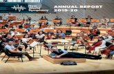 ANNUAL REPORT 2019-20Nico Muhly Andrew Norman Nathaniel Stookey Augusta Read Thomas Eric Whitacre NWS alumni Appearance canceled due to COVID-19 closure NWS Fellows rehearsed and performed