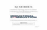 Installation, Operation, and Service Manual for Linkageless Full … Q Series... · 2020. 6. 17. · Gas Piping 2-6 Optional Ducted Combustion Air 2-7 Combustion Air Inlet Orifice
