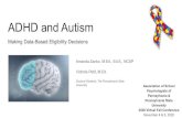 Victoria Petit, M.Ed. Amanda Zanko, M.Ed., Ed.S., NCSP November … · 2020. 11. 6. · ADHD and Autism Making Data-Based Eligibility Decisions Association of School Psychologists