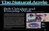Volume 13: Issue 2 Belt Grinders and Everyday Work › Images › Downloads › naturalangle › N… · Volume 13: Issue 2 Belt Grinders and Everyday Work 1 A belt grinder is one