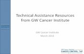 Technical Assistance Resources from GW Cancer Institute · 2019. 12. 9. · Anne Shaira Monique Mandi Aubrey . CURRENTLY AVAILABLE TECHNICAL ASSISTANCE RESOURCES . Technical Assistance