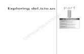 Exploring del.icio.us part › images › db › pdf › 0470037857.excerpt.pdfInstead, del.icio.us is all about links: book-marking, describing, tagging, sharing, and discovering