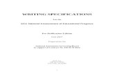 Writing Specifications 2011 · Web viewPrinciples of Task Development 13 Clear Measurement Intent 13 Accessibility 14 Plain Language 14 Considerations for Special Populations 14 Writing