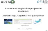 Automated vegetation properties mapping · 2018. 9. 25. · establishing photon interaction cause–effect relationships. Model variables are inferred based on specific knowledge,