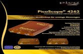 Datenblatt PicoScope 4262 - Pico Technology...PicoScope 4262 besteht aus folgenden Komponenten: • 2 x MI007-Tastköpfe • PicoScope 4262 • USB-Kabel • Kurzübersicht • Software-