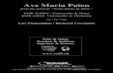 Ave Maria Païen - alle-noten.de · 2016. 7. 8. · Ave Maria (Piazzolla) Ave Maria (Verdi) Ave Maria (Donizetti) Ave Maria (Franck) Ave Maria ... Ave Maria N° EMR Voice & Piano