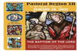 Pastoral Region XII...2021/01/01  · Childhood Center opened in the Fall of 1994, Dolores was the member in Dayton Region XII: Mike Zecchini from St. Peter Parish. THE BAPTISM OF