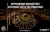 BYPASSING BIOMETRIC SYSTEMS WITH 3D PRINTING CON 28/DEF CON Safe Mode... · 2020. 7. 29. · Yamila Levalle @ylevalle. WHAT IS A BIOMETRIC SYSTEM? {} Behavioural Traits: Gait Voice