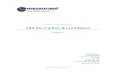 Instruction Manual SAA Description & Installation · 2018. 5. 28. · SAA+PVC Installation ..... 33 4.4.1.1 Assembling PVC Conduit for SAA+PVC Installation ..... 34 4.4.1.2 Pulling