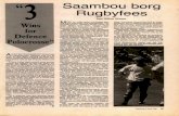 Saambou borg Rugbyfees - historicalpapers.wits.ac.za › inventories › inv...seekos aangebied. By die verskeie lapas is die gaste getrakteer op wildspotjies en ge- braaide wildsvleis.