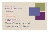 Edited by Dr. George Lazik Chapter 1cov/comp222s16/notes/CH01PPT.pdf · 2016. 2. 1. · Dr. George Lazik William Stallings Computer Organization and Architecture 10 th Edition. Computer