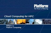 Cloud Computing for HPC - University of Oklahoma · 2009. 10. 7. · • Cloud is happening due to its superior SLA • Cloud is to add dynamics and elasticity to grid and cluster