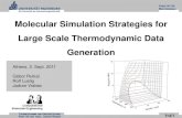 Molecular Simulation Strategies for Large Scale Thermodynamic … · 2017. 2. 6. · PROF.DR.-ING.HABIL. JADRAN VRABEC ThET Molecular Simulation Strategies for Large Scale Thermodynamic