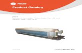 Product Catalog...June 2016 HFCF-PRC001-EN Product Catalog HFCF Horizontal Concealed Chilled Water Fan Coil Unit Airflow: 200~1400 CFM 2 HFCF--PRC001-EN Features and Benefits Overview