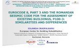 EUROCODE 8, PART 3 AND THE ROMANIAN SEISMIC CODE FOR … · EC8-3 Section 2.1 ≡ EN 1998:3-2005 YES Performance objectives 3 performance levels for specified seismic hazard levels
