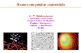 Nanocomposite materialscourseware.cutm.ac.in/wp-content/uploads/2020/05/Nanocomposites.pdfmetal-based nanocomposites. Methods Advantages Limitations Spray Pyrolysis Effective preparation