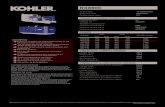 Modele GE - Kohler Power · 2016. 12. 12. · KX880C ENGINE CHARACTERISTICS GENERAL ENGINE DATA Engine model MTU Engine type 12V2000G65E Air inlet Turbo Cylinders arrangement V Number