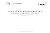 DEEP SEA ELECTRONICS PLC...DSE8660 Operator Manual Issue 5 DEEP SEA ELECTRONICS PLC DSE8660 Operator Manual Document number 057-120 Author : Anthony MantonDSE8660 ATS and Mains Controller