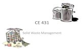 CE 431 - University of Asia Pacific 1_431.pdfCE 431 Solid Waste Management Instructor Autobiography 2003 BSc. Engg.(Civil Engineering), BUET (Major in Environmental Engineering) 2003-’05