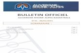 BULLETIN OFFICIEL · 2021. 1. 8. · Auvergne-Rhône-Alpes Basketball – Bulletin Officiel 2020/2021 • Multiple champion de France (NM3, NM2, Espoirs Pro B, U18 garçons avec la