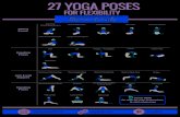 27 YOGA POSES - Poses Kneeling Poses Arm & Leg Support Standing Poses Easy Pose W/Side-Body Stretch