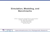 Simulation, Modeling, and Benchmarksucjeps.berkeley.edu/.../ATOL_2004_CIPRES_Kim_Simulation.pdfKey molecule simulation (Muse, Hillis, Holder) Estimate statistical parameters for real