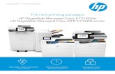 The new printing paradigm - WJS Enterprises · SIEMonster. Help protect this device with more than 135/250 (printers/MFPs) embedded security features.17 Protect information in transit