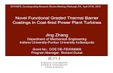 Novel Functional Graded Thermal Barrier Coatings in Coal ......2015/04/28  · thermal barrier coatings, high-permittivity dielectrics, potential solid electrolytes in high-temperature