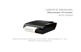 BTP-R580 Users Manual V3.0 - CCR Systems · BTP-R580 User’s Manual 4 1 Introduction 1.1 Outline The BTP-R580 is a high performance, high speed thermal printer. It can be widely