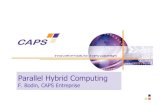 Parallel Hybrid Computing - Teratec 02...Introduction Main stream applications will rely on new multicore / manycore architectures • It is about performance not parallelism Various