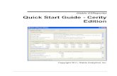 Quick Start - Cerity Quick Start - Cerity Edition.pdfSTD Default.cfg The default configuration for standard/non-natural gas analysis applications. It does not include any pre-configured