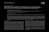 Research Article Validation of an RPHPTLC-Densitometric ... · Preparation of Standard Solutions and Samples for RPH-PTLC Analysis. Ten tablets of appropriate pharmaceutical preparation