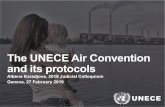 The UNECE Air Convention and its protocols · 2019. 3. 13. · Albena Karadjova, 2019 Judicial Colloquium Geneva, 27 February 2019. UNECE Convention on Long -range Transboundary Air