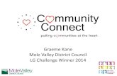 Graeme Kane Mole Valley District Council LG Challenge ......Bruce Lockhart Scholarship Key Lessons: • Make it clear how the community benefits • Don’t try to off-load responsibilities