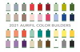 2021 AURIFIL COLOR BUILDERS...2021 COLOR BUILDERS Following the success of our 2020 Color Builders, we're pleased to announce a brand new subscription for 2021.