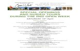 SPECIAL OPENINGS AND GUIDED TOURS DURING THE IIND … › downloads › openweek › ...SPECIAL OPENINGS AND GUIDED TOURS DURING THE IIND OPEN WEEK SATURDAY 15th April SPECIAL OPENINGS