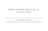DEATH ROW U.S.A. · 2019. 9. 12. · Death Row U.S.A. Page 4 United States v. Stitt, No. 17-765 (Meaning of “burglary”) (decision below 860 F.3d 854 (6th Cir. 2017)) consolidated
