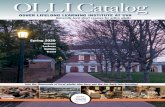 OLLI Catalog - olliuva.org• Study an Introduction to Cyberwar, Thomas Jefferson’s Gardens at Monticello, the Poetry of Emily Dickinson, or The Art of Conversation – and much
