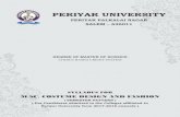 PERIYAR UNIVERSITYperiyaruniversity.ac.in/wp-content/uploads/2017/02/M.Sc... · 2020. 8. 24. · Elements of Fashion process: Fashion origin, evolution- with examples from different