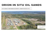 ORION IN SITU OIL SANDS · 2020. 9. 15. · Osum Production Corp. 3 Introduction Project Location Aerial view of Orion (2016) Orion is a Steam-Assisted Gravity Drainage (SAGD) facility