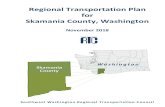Transportation for Skamania County, Washington › reports › rtp › Rtp2018Skamania.pdftransportation system are recommended based on the projected demand. The area covered by the