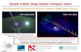 Quark matter deep inside compact starstheor.jinr.ru/~ntaa/14/files/lectures/Blaschke.pdf · 2014. 7. 25. · Quark matter deep inside compact stars David Blaschke (University of Wroclaw,