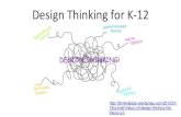Design Thinking for K-12 ... Our Design Thinking Process 1. Identify a problem 2. Refine the problem