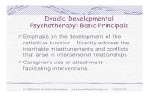 Dyadic Developmental Psychotherapy: Basic PrincipalsDDP: Sound Casework Practices Respect and attention to client dignity and client exppyeriences by ACCEPTANCE Starting where the