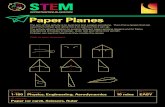 Paper Planes - publicapps.caa.co.ukCAP1968).pdf · Paper (or card), Scissors, Ruler Paper Planes The aim of this activity is to build and test a paper aeroplane. Then find a design