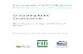 Environment for Development...Evaluating Rural Electrification: Illustrating Research Gaps with the Case of Bhutan Erin Litzow, Subhrendu K. Pattanayak, and Tshering Thinley Abstract