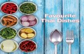 Favourite Thai Dishes...11 Favourite Thai Dishes Ensalada de papaya verde (Recommended by Cnngo) Papaye Ingredientes (Para 2 personas) 200 g de papaya verde en tiras 4 g de ajo 3 g