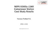 NSPS OOOOa LDAR Compressor Station Case Study Results › wp-content › uploads › ...•Decrease in Leak and Rate amounts consistent with expected LDAR program evolution profile